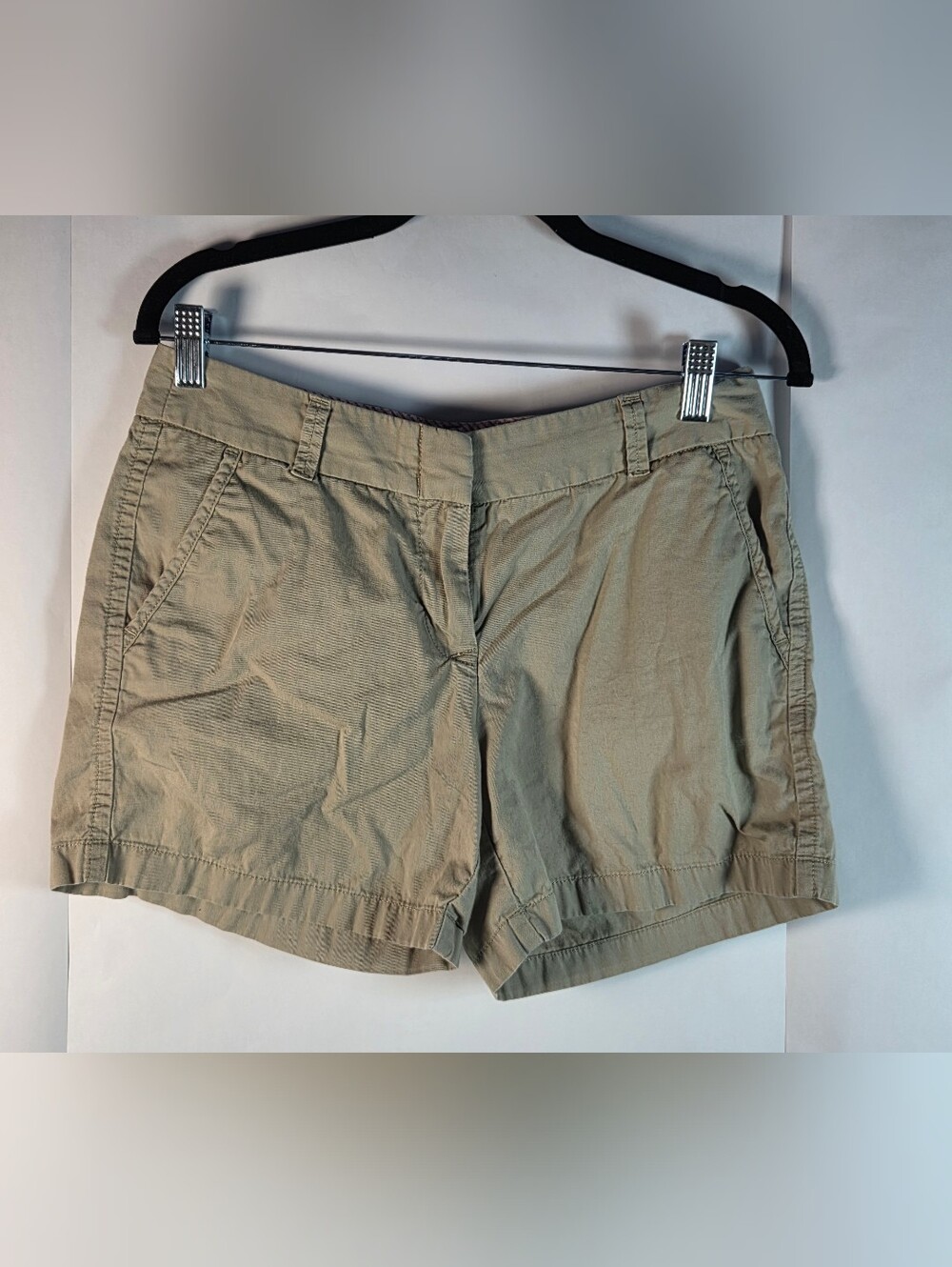 J. Crew Women's Tan Cotton Bermuda Shorts